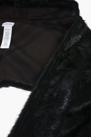Faux Fur Scarf with Hood
