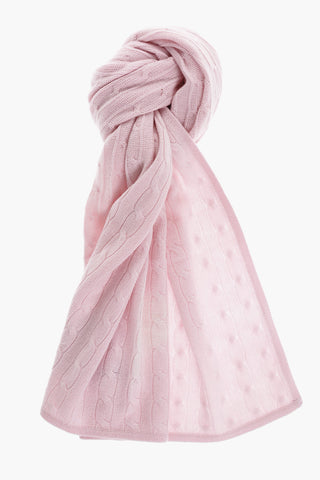 Coperta in Cashmere a Trecce