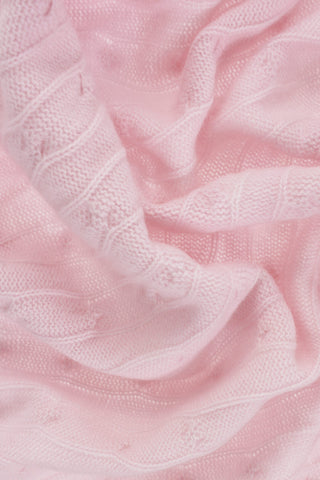Coperta in Cashmere a Trecce