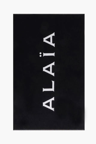 Terry Cotton Beach Towel with Contrasting Logo