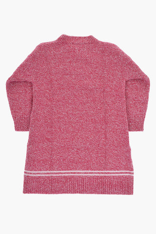 Vestito in Maglia a Maniche Lunghe