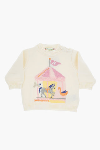 Embroidered ALMIRE Crew-neck Sweater