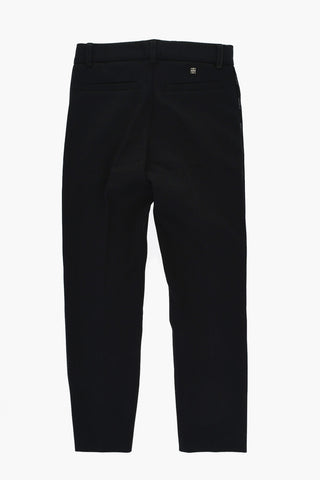 Cotton Blend Pants with Logoed Side Band