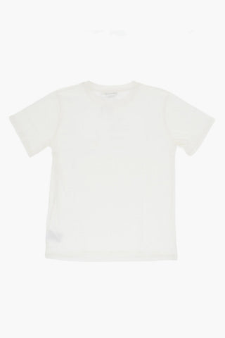 Solid Color THIBALD Crew-neck T-Shirt with Frontal Print