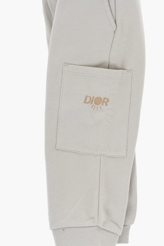 Brushed Cotton Cargo Joggers