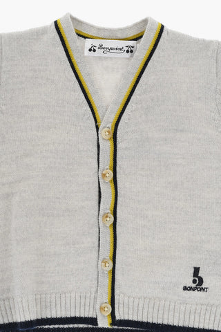 V-Neck Merino Wool TEOTIM Cardigan