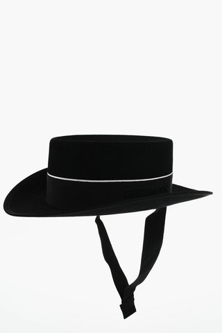 Wide Brim Hat with Neck Flap