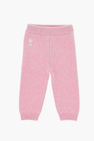 Knitted Pants with Elastic Waistband