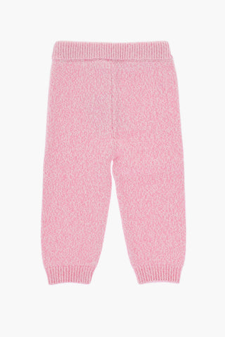 Knitted Pants with Elastic Waistband