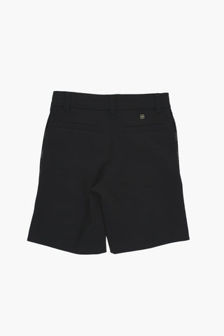 Cotton Blend Shorts with Logoed Side Band