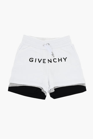 Brushed Cotton Shorts with Contrasting Edge