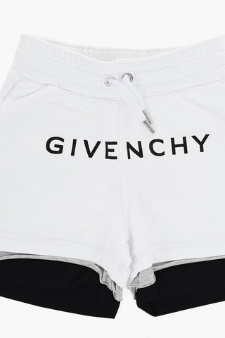Brushed Cotton Shorts with Contrasting Edge