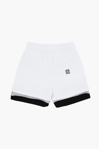 Brushed Cotton Shorts with Contrasting Edge
