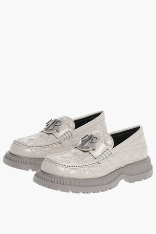 Quilted Leather BUFFALO Loafers with Logoed Buckle