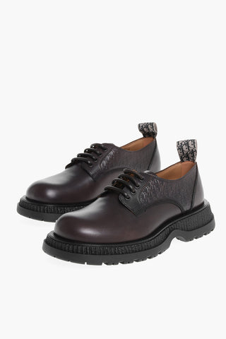 Scarpe Derby BUFFALO in Pelle Goffrata Monogram