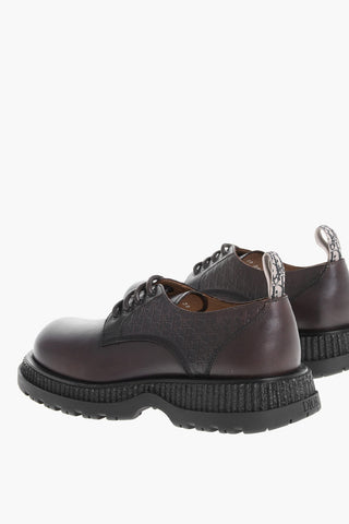 Scarpe Derby BUFFALO in Pelle Goffrata Monogram