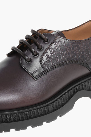 Scarpe Derby BUFFALO in Pelle Goffrata Monogram