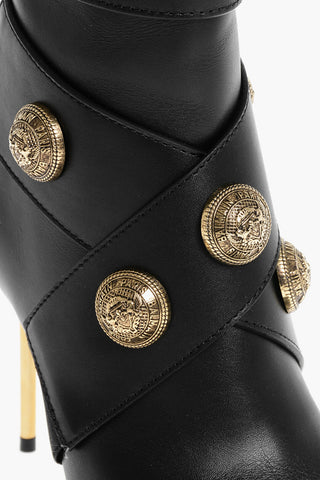 Tronchetti ALMA in Pelle con Bottoni Gioiello