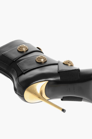 Tronchetti ALMA in Pelle con Bottoni Gioiello