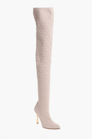 Stivali Over-the-knee con Motivo Monogram