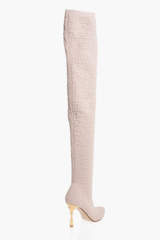 Stivali Over-the-knee con Motivo Monogram