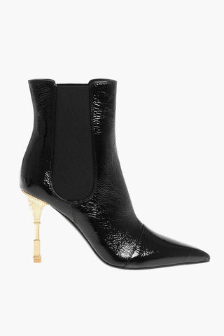 Craquelé Leather MONETA Ankle Boots