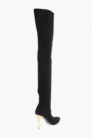 Stivali Over-the-knee con Motivo Monogram