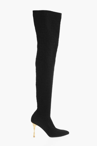 Stivali Over-the-knee con Motivo Monogram
