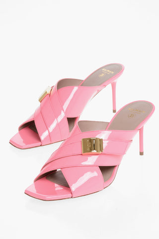 Patent Leather Pumps with Stiletto Heel