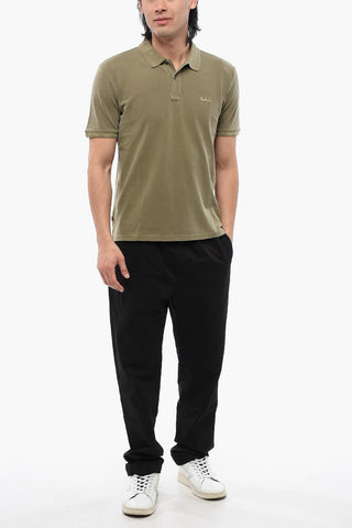 Ton-sur-ton Embroidered Mackinack Polo