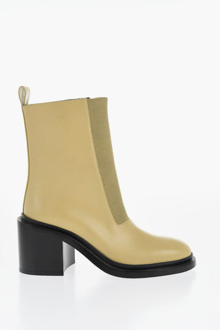 Leather ROYAL Booties with Elastic Insert 7cm