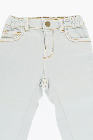 Stretch Denim COOKIE Jeans with Visible Stitching