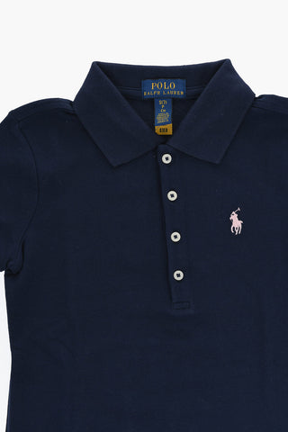 Polo a 4 Bottoni in Cotone Piquet