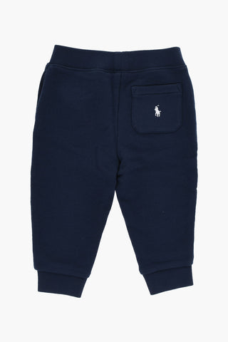 Joggers in Cotone Garzato con Logo Stampato