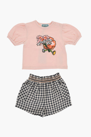 Printed Coordinate Set with Logoed Patch