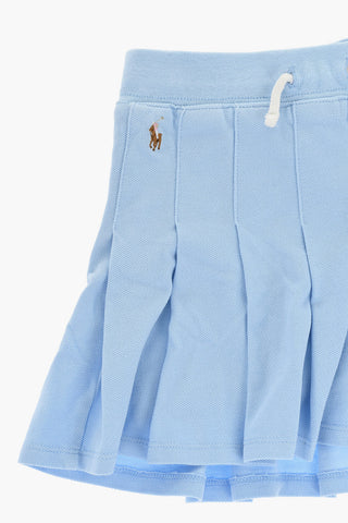 Pleated A-Line Skirt