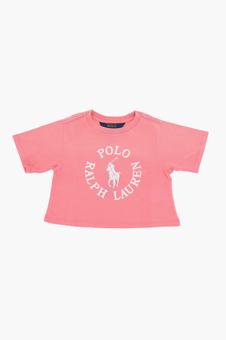 Crew-neck T-Shirt with Frontal Logo
