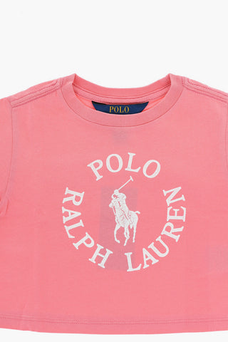 Crew-neck T-Shirt with Frontal Logo