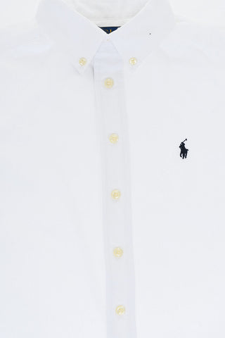 Slim Fit Button Down Poplin Cotton Shirt