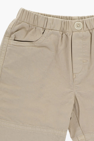Cotton Shorts with Elastic Waist Band