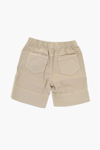 Cotton Shorts with Elastic Waist Band