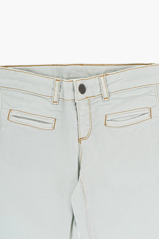 Stretch Denim BESTIE Flared Jeans with Visible Stitching