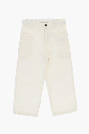 Pantaloni LOOPING in Tinta Unita con Passanti