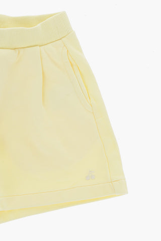 Single-Pleated Brushed Cotton CORNELIA Shorts