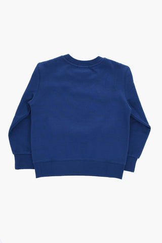 POLO BEAR Fleeced Cotton Crew-neck Sweatshirt