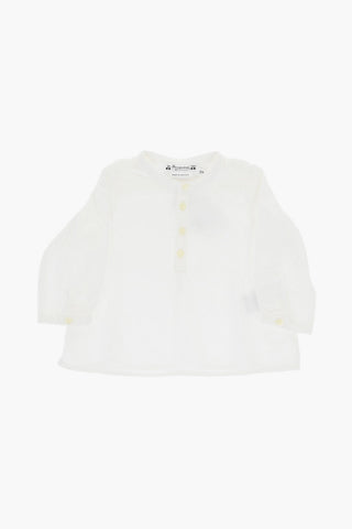 Cotton POLISSON Blouse with 4 Buttons
