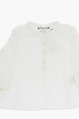 Cotton POLISSON Blouse with 4 Buttons