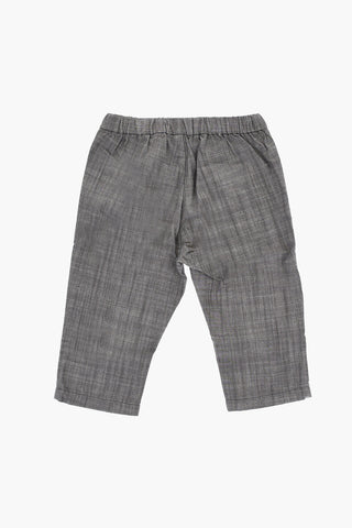 2-Pocket Casual Pants with Embroidery