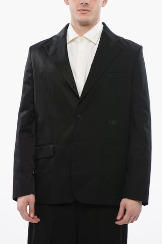 MM6 Single-Breasted Blazer With Asymmetric Pockets