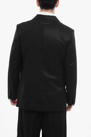 MM6 Single-Breasted Blazer With Asymmetric Pockets